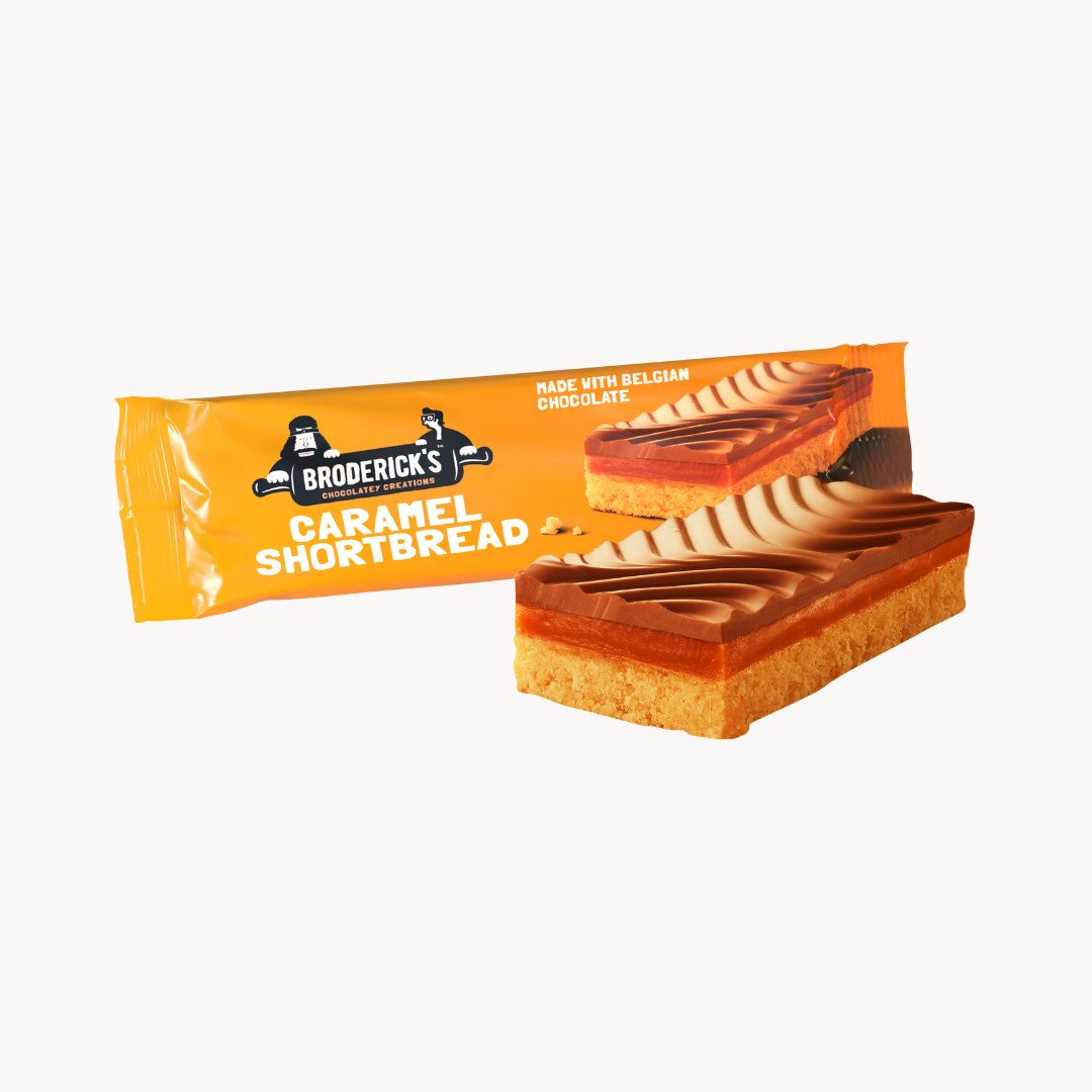 Packshot: Brodericks Cake Bar Caramel Slice