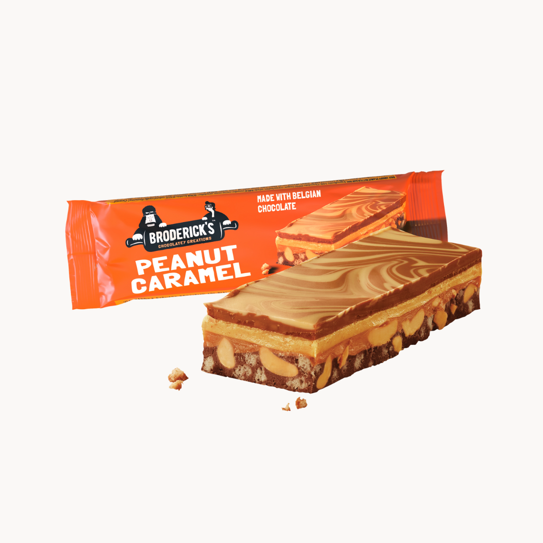 Packshot: Brodericks Cake Bar Crispy Peanut Butter