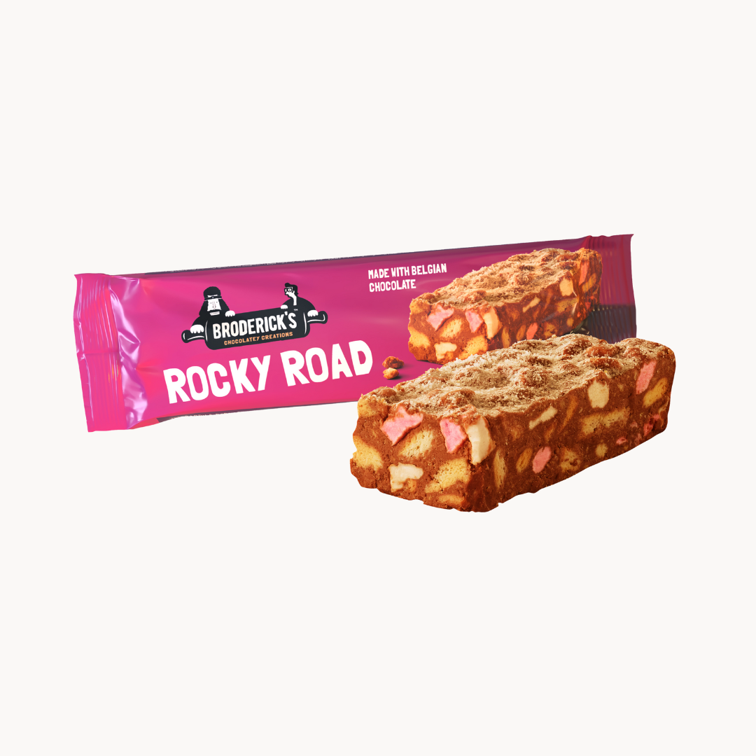 Packshot: Brodericks Cake Bar Rocky Road