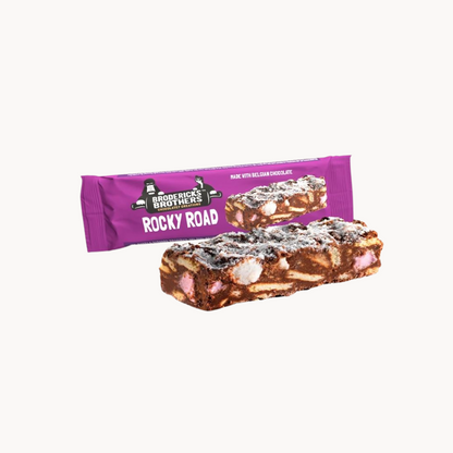Packshot Brodericks Kuchenriegel Cake Bar Rocky Road
