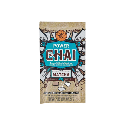 Packshot Probierpäckchen: David Rio Power Chai Matcha