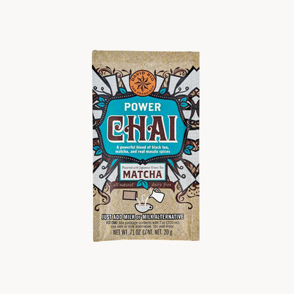 Packshot Probierpäckchen: David Rio Power Chai Matcha