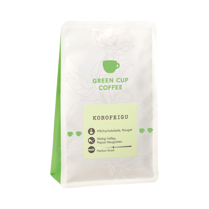 Packshot Kaffee Green Cup Coffee Korofeigu 250g Packung