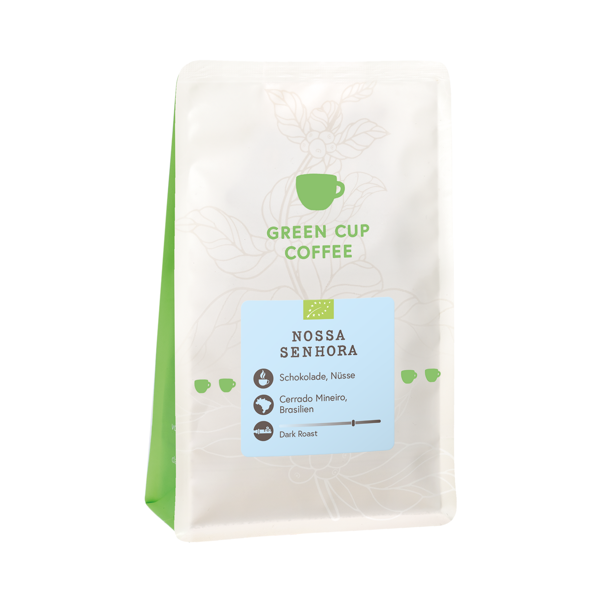Packshot Kaffee Green Cup Coffee Nossa Senhora 250g Packung