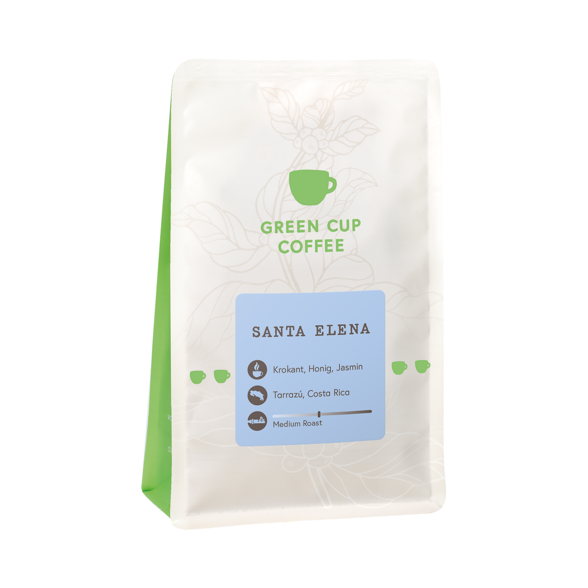 Packshot Kaffee Green Cup Coffee Santa Elena 250g Packung