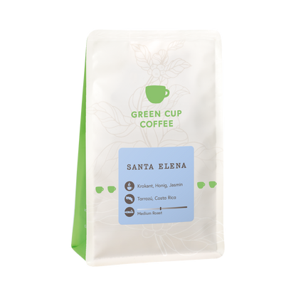 Packshot Kaffee Green Cup Coffee Santa Elena 250g Packung