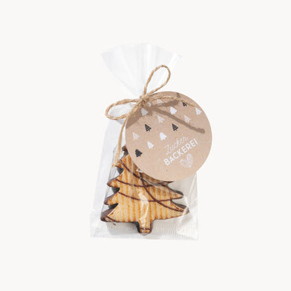 Geflämmtes Weihnachtsmarzipan: Baum  von der Zuckerbäckerei