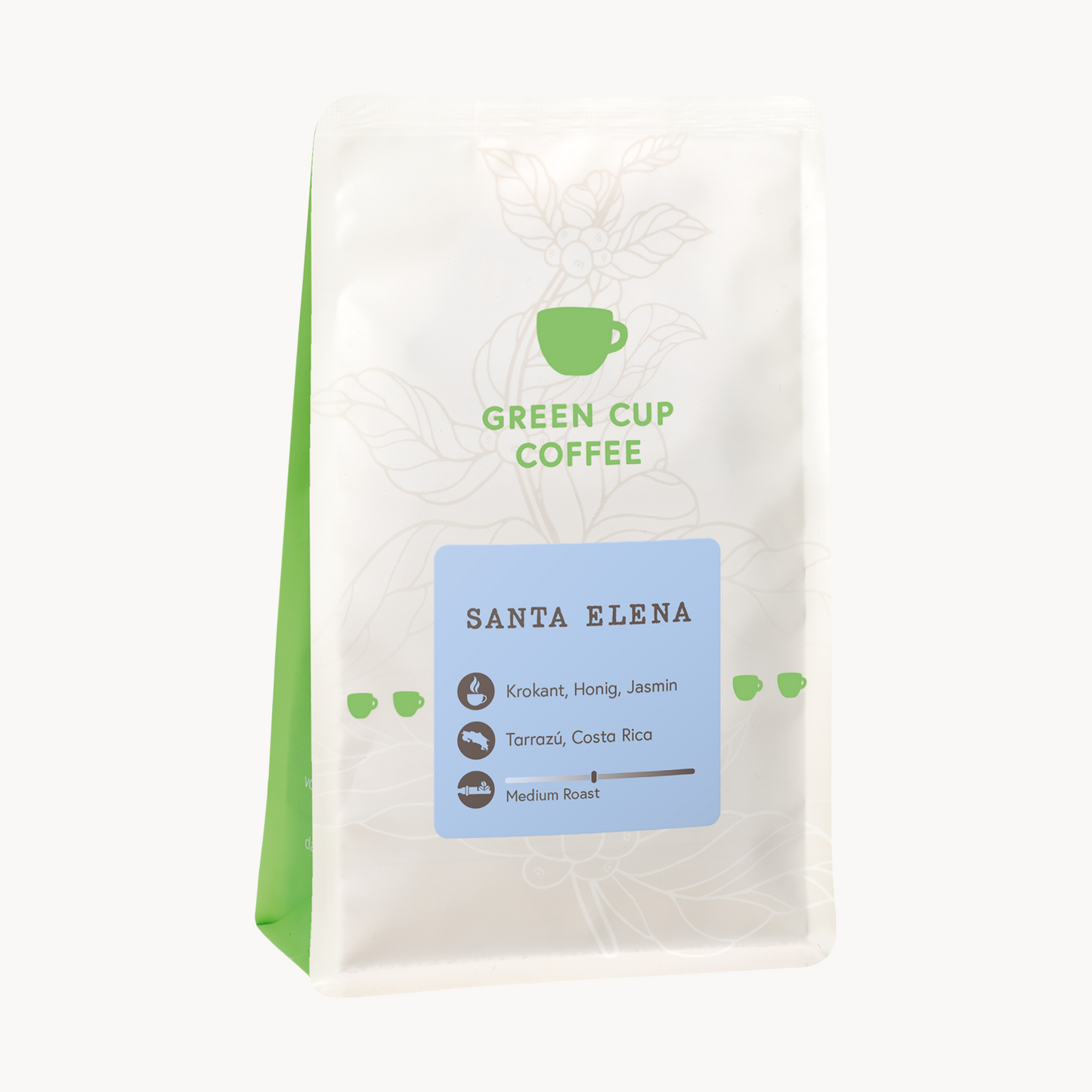 Packshot Kaffee Green Cup Coffee Santa Elena 250g Packung