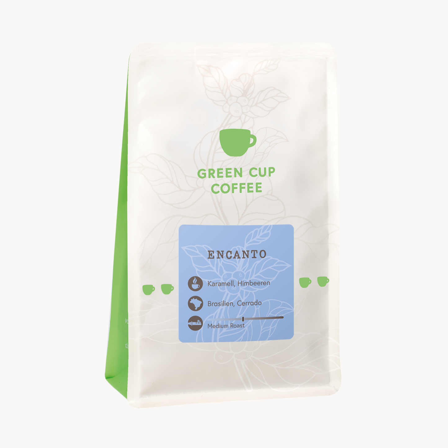 GCC-Packshot: Date des Monats - 100% Arabica Kaffee im November- Encanto aus Brasilien