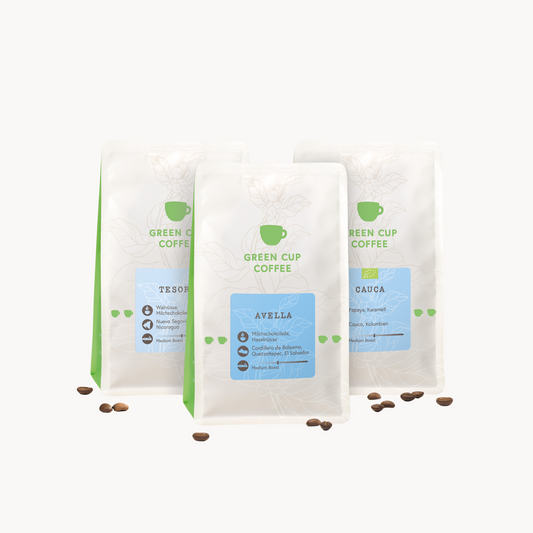 Genussreise Amerika: Tesoro, Avella, Cauca Kaffees, 250g Tüten