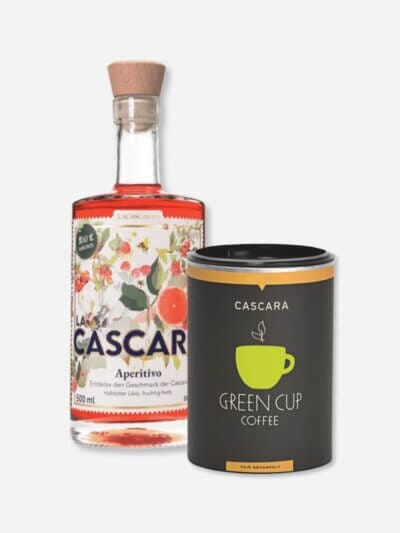 Cascara-Set - Produktbild mit La Cascara und Cascara-Tee