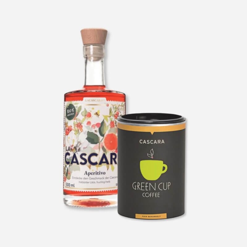 Cascara-Set - Produktbild mit La Cascara und Cascara-Tee